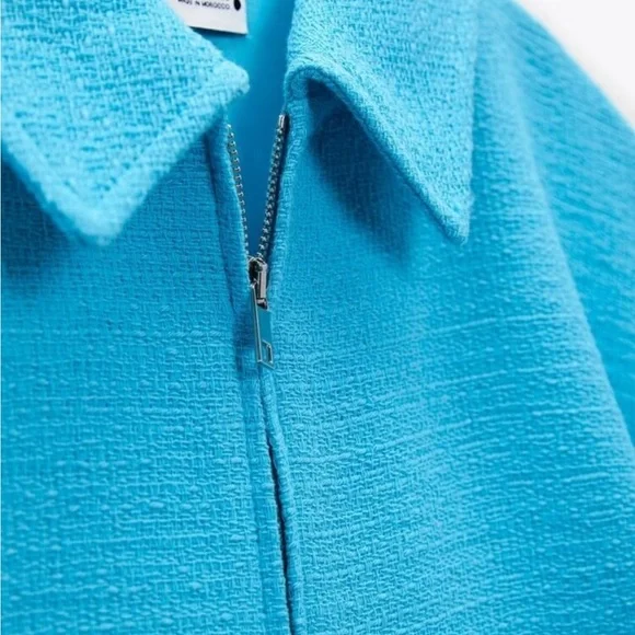 ZARA TEXTURED JACKET - Picture 10 of 10